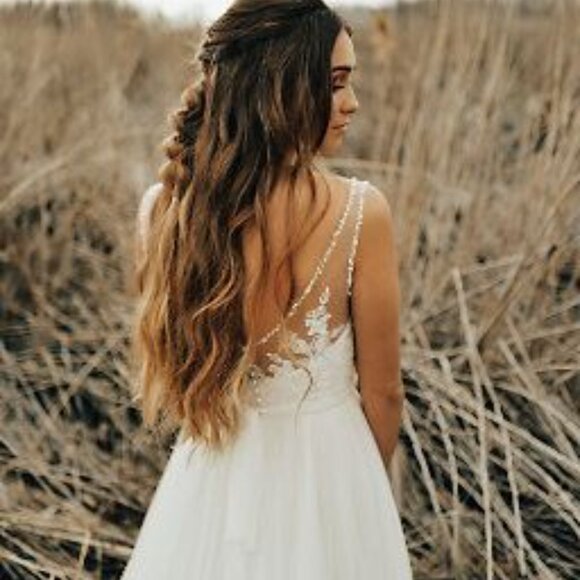 BHLDN - Cassia Gown (Size: 2 / Color: Almond) - Picture 6 of 8